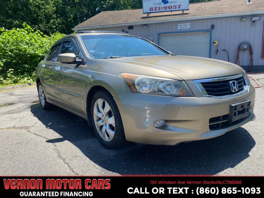 2008 Honda Accord Sdn EX L V6 4dr Sedan 5A, available for sale in Vernon Rockville, Connecticut | Vernon Motor Cars. Vernon Rockville, Connecticut 2008 Honda Accord Sdn EX L V6 4dr Sedan 5A, available for sale in Vernon Rockville, Connecticut | Vernon Motor Cars. Vernon Rockville, Connecticut