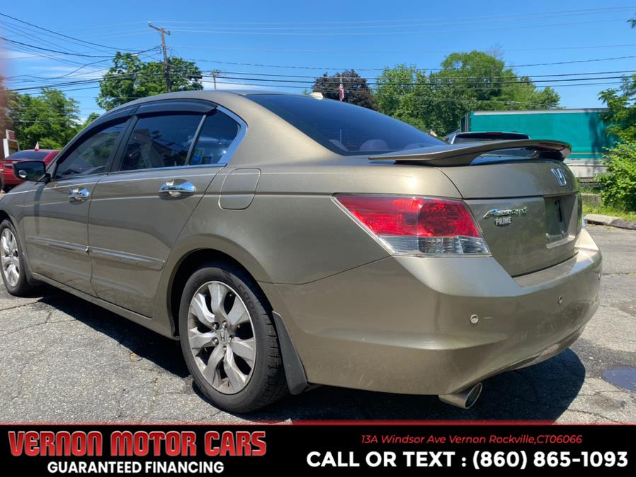 2008 Honda Accord Sdn EX L V6 4dr Sedan 5A, available for sale in Vernon Rockville, Connecticut | Vernon Motor Cars. Vernon Rockville, Connecticut 2008 Honda Accord Sdn EX L V6 4dr Sedan 5A, available for sale in Vernon Rockville, Connecticut | Vernon Motor Cars. Vernon Rockville, Connecticut