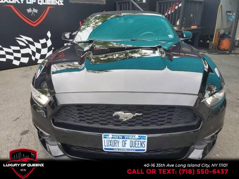 2016 Ford Mustang 2dr Conv EcoBoost Premium, available for sale in Long Island City, New York | Luxury Of Queens. Long Island City, New York 2016 Ford Mustang 2dr Conv EcoBoost Premium, available for sale in Long Island City, New York | Luxury Of Queens. Long Island City, New York