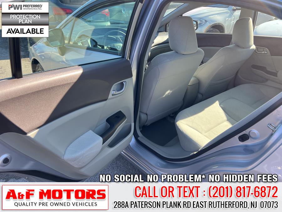 2012 Honda Civic Sdn 4dr Auto LX, available for sale in East Rutherford, New Jersey | A&F Motors LLC. East Rutherford, New Jersey 2012 Honda Civic Sdn 4dr Auto LX, available for sale in East Rutherford, New Jersey | A&F Motors LLC. East Rutherford, New Jersey