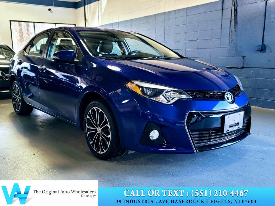2016 Toyota Corolla 4dr Sdn CVT S (Natl), available for sale in Lodi, New Jersey | AW Auto & Truck Wholesalers, Inc. Lodi, New Jersey