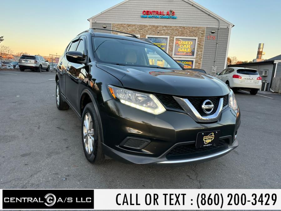 2015 Nissan Rogue AWD 4dr SV, available for sale in East Windsor, Connecticut | Central A/S LLC. East Windsor, Connecticut