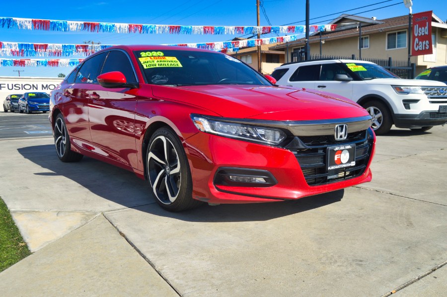 2020 Honda Accord Sedan Sport 1.5T CVT, available for sale in Moreno Valley, California | Fusion Motors Inc. Moreno Valley, California 2020 Honda Accord Sedan Sport 1.5T CVT, available for sale in Moreno Valley, California | Fusion Motors Inc. Moreno Valley, California