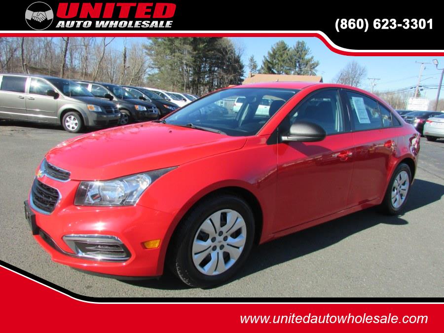 2015 Chevrolet Cruze 4dr Sdn Auto LS, available for sale in East Windsor, Connecticut | United Auto Sales of E Windsor, Inc. East Windsor, Connecticut