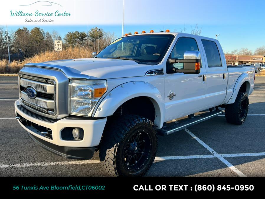2015 Ford Super Duty F-350 SRW 4WD Crew Cab 156" Platinum, available for sale in Bloomfield, Connecticut | Williams Service Center. Bloomfield, Connecticut