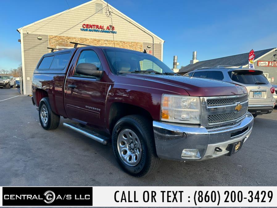 2013 Chevrolet Silverado 1500 4WD Reg Cab 119.0" LT, available for sale in East Windsor, Connecticut | Central A/S LLC. East Windsor, Connecticut