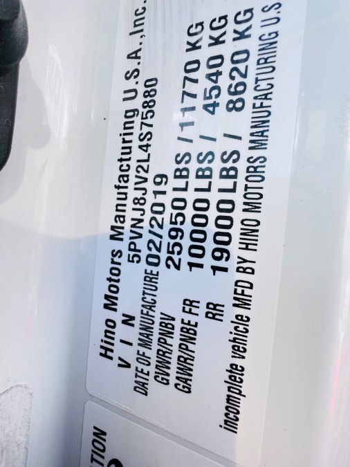 2020 HINO 268A 26 FEET DRY BOX + LIFT GATE + NO CDL, available for sale in South Amboy, New Jersey | NJ Truck Spot. South Amboy, New Jersey 2020 HINO 268A 26 FEET DRY BOX + LIFT GATE + NO CDL, available for sale in South Amboy, New Jersey | NJ Truck Spot. South Amboy, New Jersey