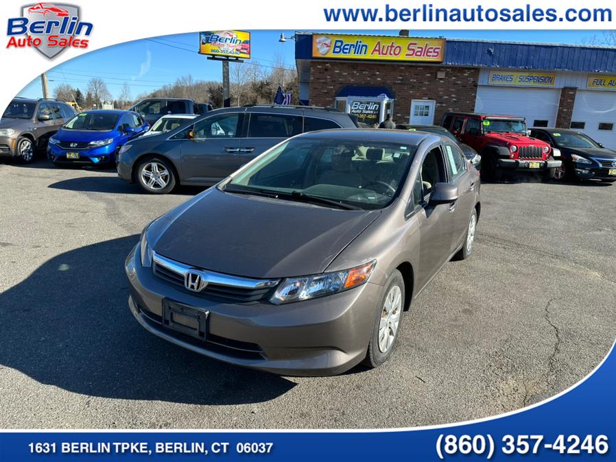 2012 Honda Civic Sdn 4dr Auto LX, available for sale in Berlin, Connecticut | Berlin Auto Sales LLC. Berlin, Connecticut 2012 Honda Civic Sdn 4dr Auto LX, available for sale in Berlin, Connecticut | Berlin Auto Sales LLC. Berlin, Connecticut