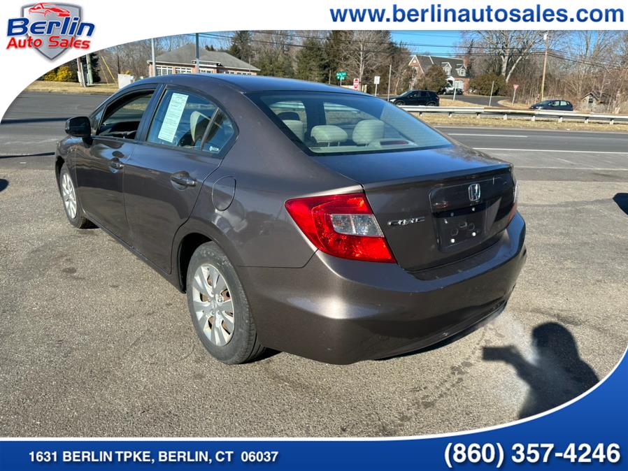 2012 Honda Civic Sdn 4dr Auto LX, available for sale in Berlin, Connecticut | Berlin Auto Sales LLC. Berlin, Connecticut 2012 Honda Civic Sdn 4dr Auto LX, available for sale in Berlin, Connecticut | Berlin Auto Sales LLC. Berlin, Connecticut