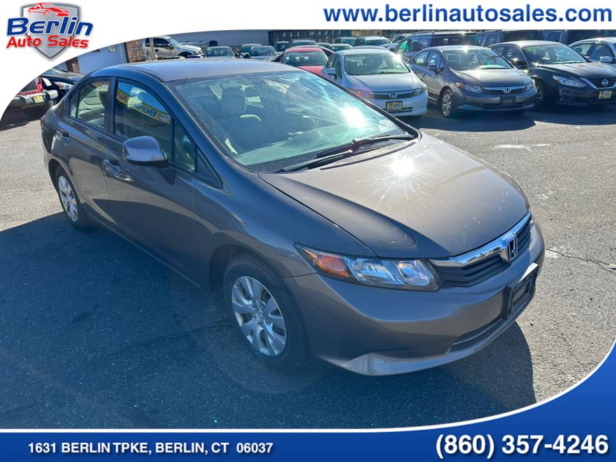 2012 Honda Civic Sdn 4dr Auto LX, available for sale in Berlin, Connecticut | Berlin Auto Sales LLC. Berlin, Connecticut 2012 Honda Civic Sdn 4dr Auto LX, available for sale in Berlin, Connecticut | Berlin Auto Sales LLC. Berlin, Connecticut