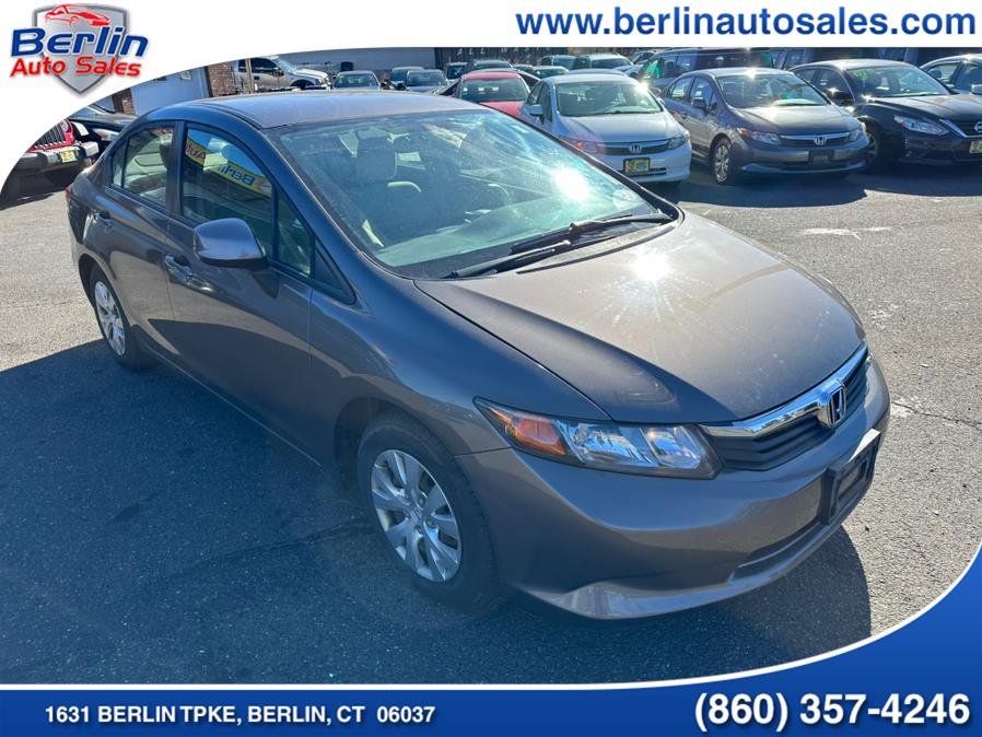 2012 Honda Civic Sdn 4dr Auto LX, available for sale in Berlin, Connecticut | Berlin Auto Sales LLC. Berlin, Connecticut 2012 Honda Civic Sdn 4dr Auto LX, available for sale in Berlin, Connecticut | Berlin Auto Sales LLC. Berlin, Connecticut