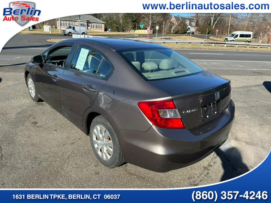 2012 Honda Civic Sdn 4dr Auto LX, available for sale in Berlin, Connecticut | Berlin Auto Sales LLC. Berlin, Connecticut 2012 Honda Civic Sdn 4dr Auto LX, available for sale in Berlin, Connecticut | Berlin Auto Sales LLC. Berlin, Connecticut
