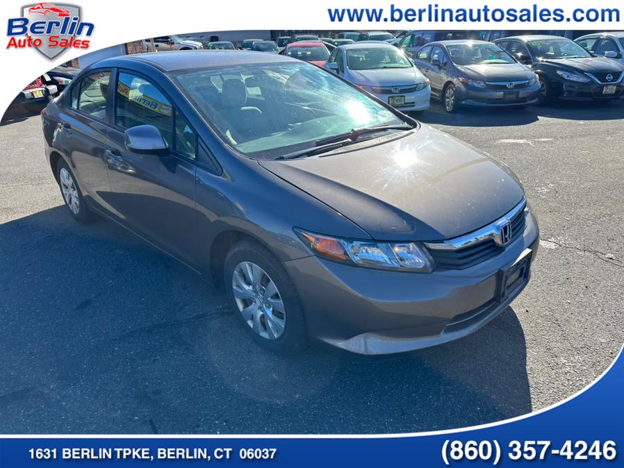 2012 Honda Civic Sdn 4dr Auto LX, available for sale in Berlin, Connecticut | Berlin Auto Sales LLC. Berlin, Connecticut 2012 Honda Civic Sdn 4dr Auto LX, available for sale in Berlin, Connecticut | Berlin Auto Sales LLC. Berlin, Connecticut