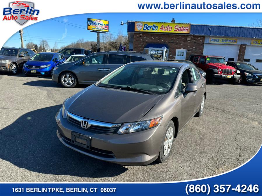 2012 Honda Civic Sdn 4dr Auto LX, available for sale in Berlin, Connecticut | Berlin Auto Sales LLC. Berlin, Connecticut 2012 Honda Civic Sdn 4dr Auto LX, available for sale in Berlin, Connecticut | Berlin Auto Sales LLC. Berlin, Connecticut