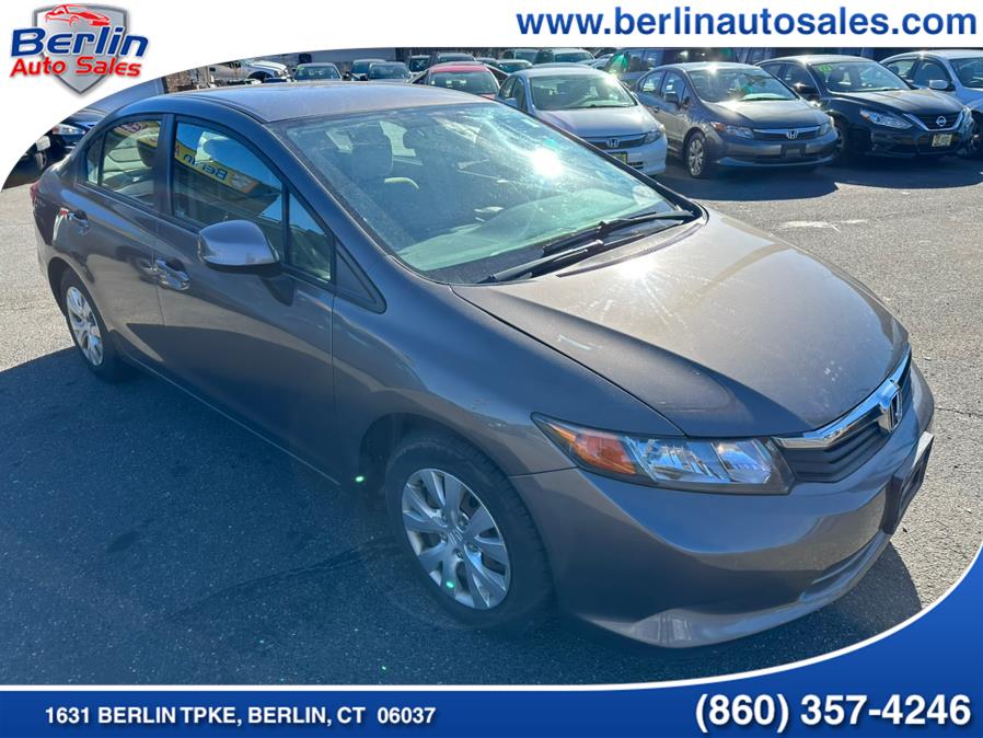 2012 Honda Civic Sdn 4dr Auto LX, available for sale in Berlin, Connecticut | Berlin Auto Sales LLC. Berlin, Connecticut 2012 Honda Civic Sdn 4dr Auto LX, available for sale in Berlin, Connecticut | Berlin Auto Sales LLC. Berlin, Connecticut