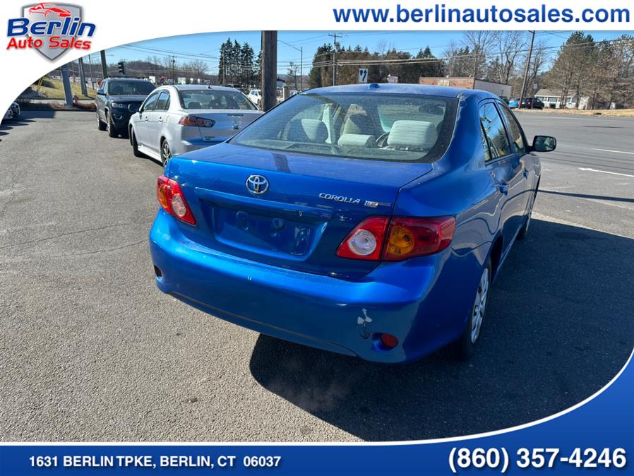 2009 Toyota Corolla 4dr Sdn Auto, available for sale in Berlin, Connecticut | Berlin Auto Sales LLC. Berlin, Connecticut 2009 Toyota Corolla 4dr Sdn Auto, available for sale in Berlin, Connecticut | Berlin Auto Sales LLC. Berlin, Connecticut