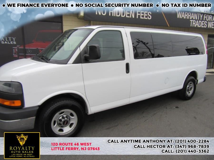 2015 GMC Savana Passenger RWD 3500 155" LT w/1LT, available for sale in Little Ferry, New Jersey | Royalty Auto Sales. Little Ferry, New Jersey 2015 GMC Savana Passenger RWD 3500 155" LT w/1LT, available for sale in Little Ferry, New Jersey | Royalty Auto Sales. Little Ferry, New Jersey