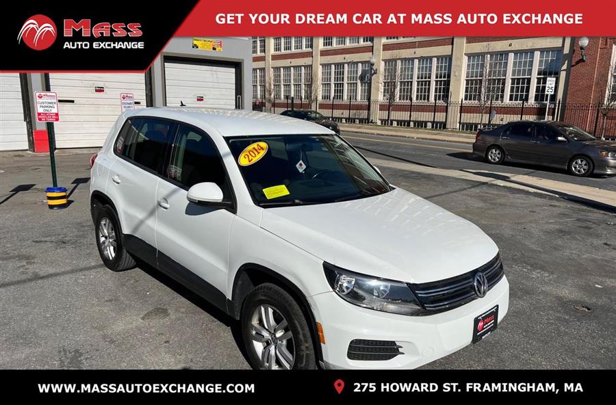 2014 Volkswagen Tiguan S, available for sale in Framingham, Massachusetts | Mass Auto Exchange. Framingham, Massachusetts 2014 Volkswagen Tiguan S, available for sale in Framingham, Massachusetts | Mass Auto Exchange. Framingham, Massachusetts