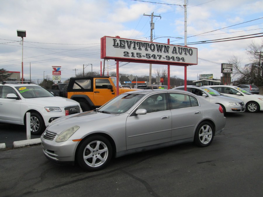 2003 Infiniti G35 Sedan 4dr Sdn Auto w/Leather, available for sale in Levittown, Pennsylvania | Levittown Auto. Levittown, Pennsylvania 2003 Infiniti G35 Sedan 4dr Sdn Auto w/Leather, available for sale in Levittown, Pennsylvania | Levittown Auto. Levittown, Pennsylvania