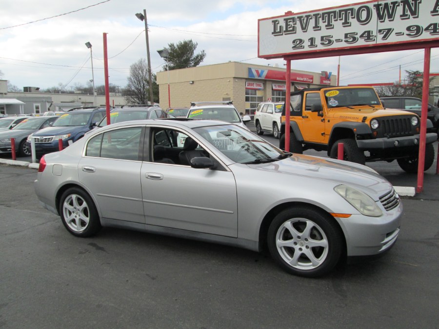 2003 Infiniti G35 Sedan 4dr Sdn Auto w/Leather, available for sale in Levittown, Pennsylvania | Levittown Auto. Levittown, Pennsylvania 2003 Infiniti G35 Sedan 4dr Sdn Auto w/Leather, available for sale in Levittown, Pennsylvania | Levittown Auto. Levittown, Pennsylvania