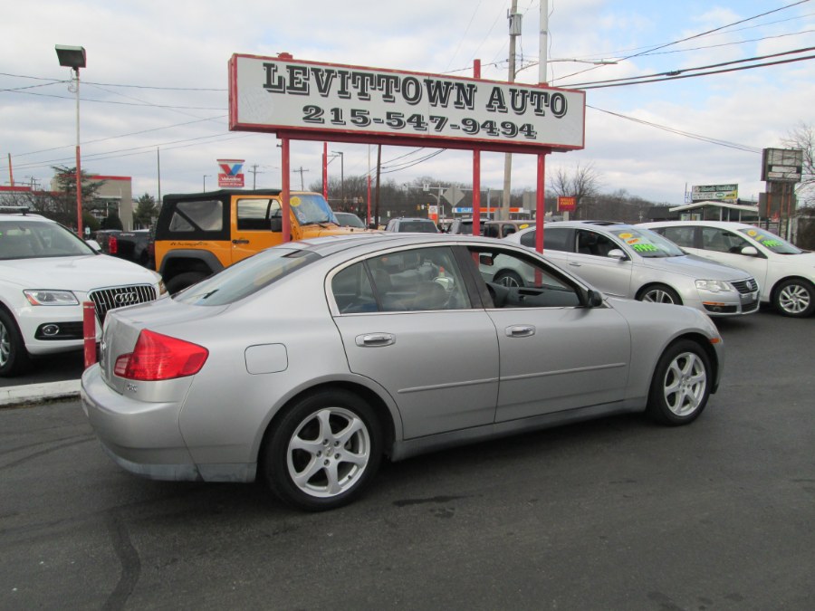 2003 Infiniti G35 Sedan 4dr Sdn Auto w/Leather, available for sale in Levittown, Pennsylvania | Levittown Auto. Levittown, Pennsylvania 2003 Infiniti G35 Sedan 4dr Sdn Auto w/Leather, available for sale in Levittown, Pennsylvania | Levittown Auto. Levittown, Pennsylvania