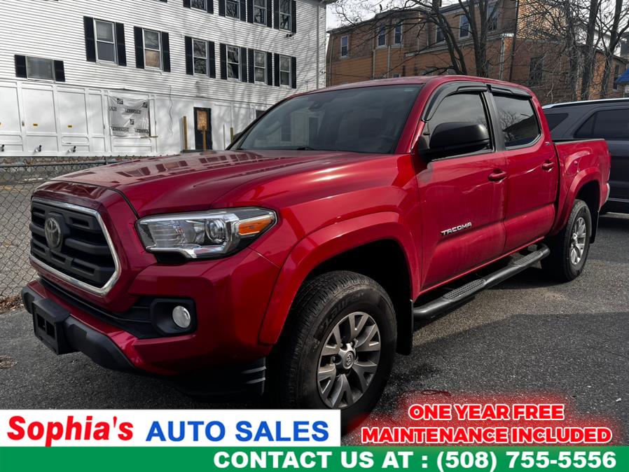 2018 Toyota Tacoma SR5 Double Cab 5'' Bed V6 4x4 AT (Natl), available for sale in Worcester, Massachusetts | Sophia's Auto Sales Inc. Worcester, Massachusetts