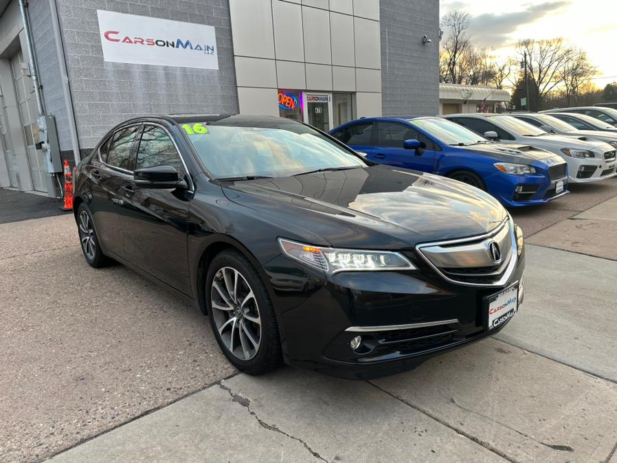 2016 Acura TLX 4dr Sdn SH-AWD V6 Advance, available for sale in Manchester, Connecticut | Carsonmain LLC. Manchester, Connecticut 2016 Acura TLX 4dr Sdn SH-AWD V6 Advance, available for sale in Manchester, Connecticut | Carsonmain LLC. Manchester, Connecticut