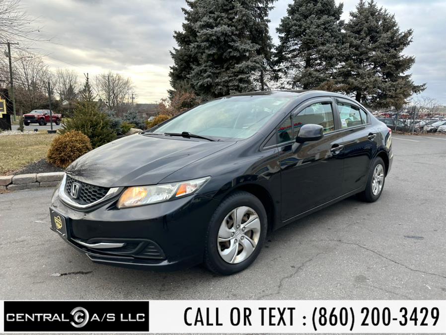2013 Honda Civic Sdn 4dr Man LX, available for sale in East Windsor, Connecticut | Central A/S LLC. East Windsor, Connecticut 2013 Honda Civic Sdn 4dr Man LX, available for sale in East Windsor, Connecticut | Central A/S LLC. East Windsor, Connecticut