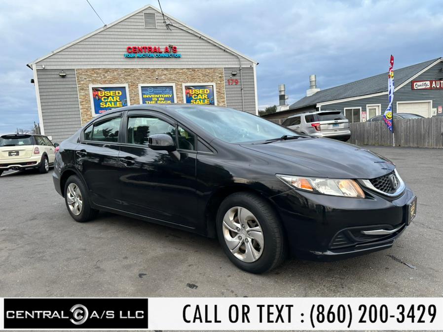 2013 Honda Civic Sdn 4dr Man LX, available for sale in East Windsor, Connecticut | Central A/S LLC. East Windsor, Connecticut