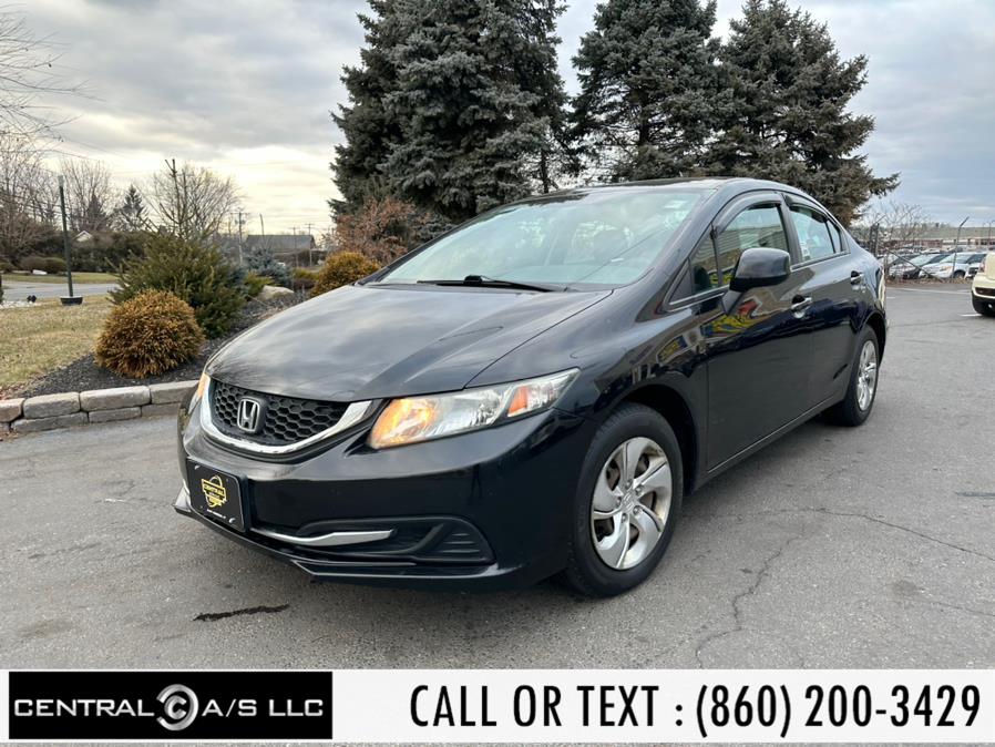 2013 Honda Civic Sdn 4dr Man LX, available for sale in East Windsor, Connecticut | Central A/S LLC. East Windsor, Connecticut 2013 Honda Civic Sdn 4dr Man LX, available for sale in East Windsor, Connecticut | Central A/S LLC. East Windsor, Connecticut