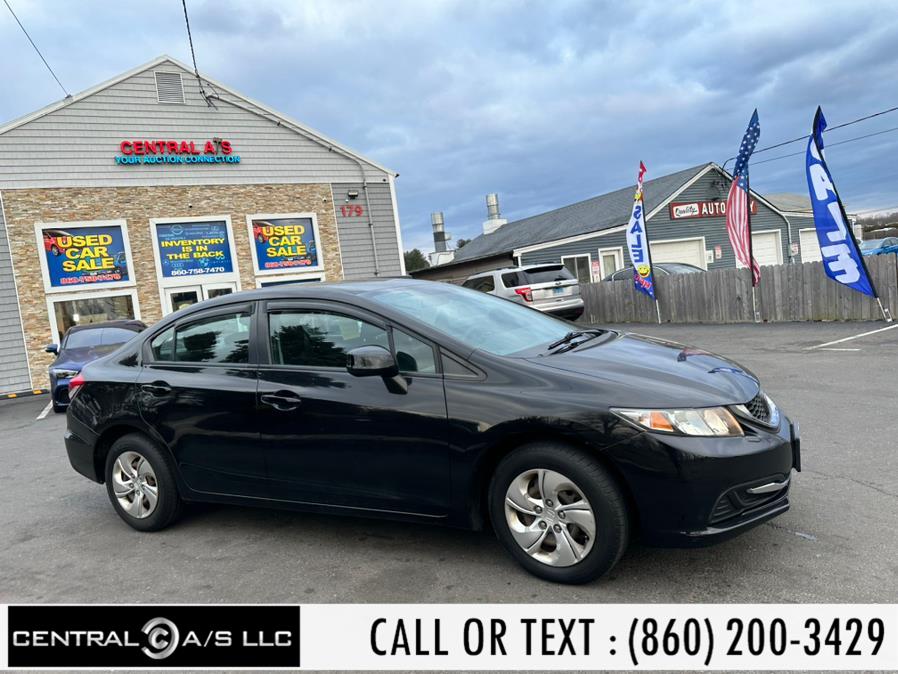 2013 Honda Civic Sdn 4dr Man LX, available for sale in East Windsor, Connecticut | Central A/S LLC. East Windsor, Connecticut 2013 Honda Civic Sdn 4dr Man LX, available for sale in East Windsor, Connecticut | Central A/S LLC. East Windsor, Connecticut