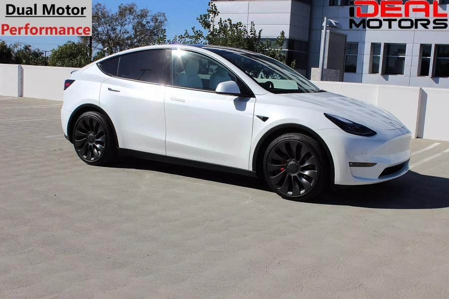 Used Tesla Model y Performance Sport Utility 4D 2022 | Ideal Motors. Costa Mesa, California