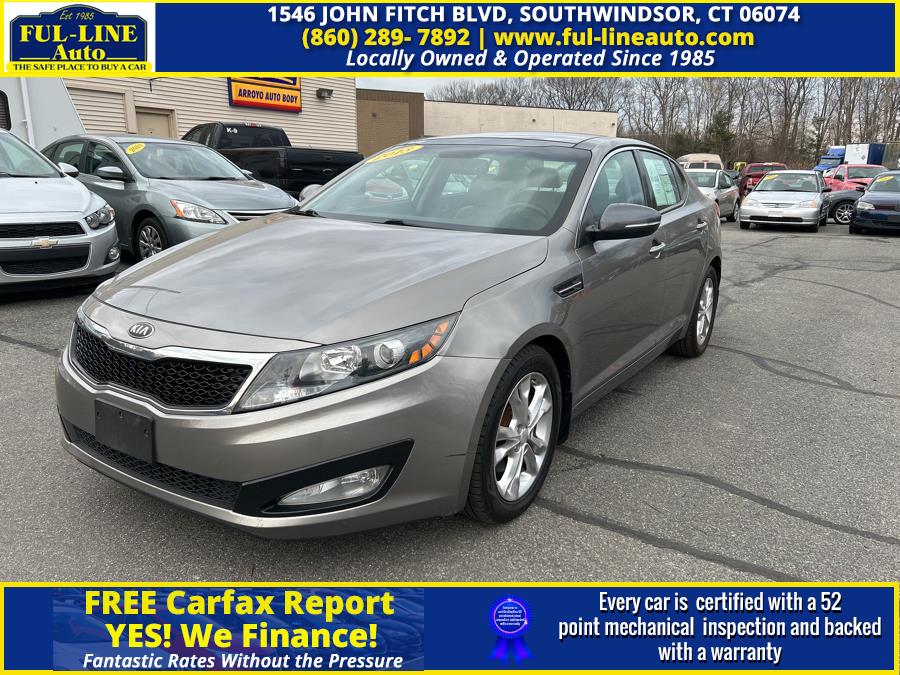2013 Kia Optima 4dr Sdn EX, available for sale in South Windsor , Connecticut | Ful-line Auto LLC. South Windsor , Connecticut
