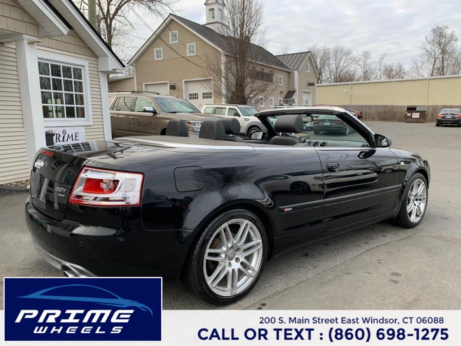 2009 Audi A4 2dr Cabriolet Auto 2.0T quattro SE *Ltd Avail*, available for sale in East Windsor, Connecticut | Prime Wheels. East Windsor, Connecticut 2009 Audi A4 2dr Cabriolet Auto 2.0T quattro SE *Ltd Avail*, available for sale in East Windsor, Connecticut | Prime Wheels. East Windsor, Connecticut