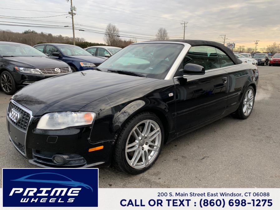 2009 Audi A4 2dr Cabriolet Auto 2.0T quattro SE *Ltd Avail*, available for sale in East Windsor, Connecticut | Prime Wheels. East Windsor, Connecticut 2009 Audi A4 2dr Cabriolet Auto 2.0T quattro SE *Ltd Avail*, available for sale in East Windsor, Connecticut | Prime Wheels. East Windsor, Connecticut
