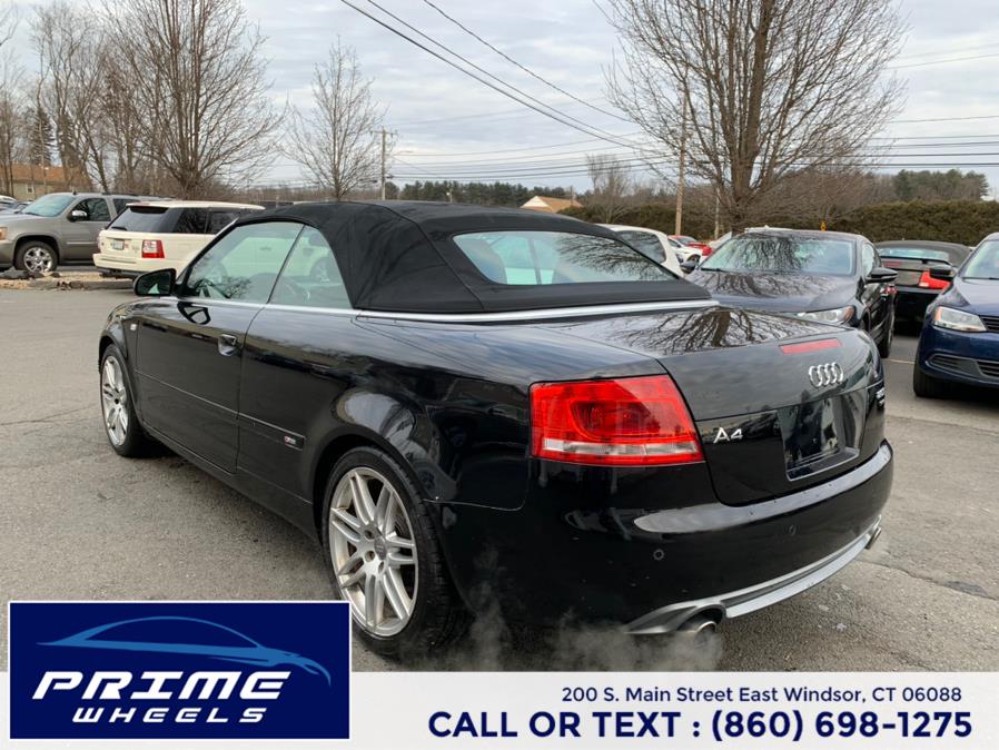 2009 Audi A4 2dr Cabriolet Auto 2.0T quattro SE *Ltd Avail*, available for sale in East Windsor, Connecticut | Prime Wheels. East Windsor, Connecticut 2009 Audi A4 2dr Cabriolet Auto 2.0T quattro SE *Ltd Avail*, available for sale in East Windsor, Connecticut | Prime Wheels. East Windsor, Connecticut