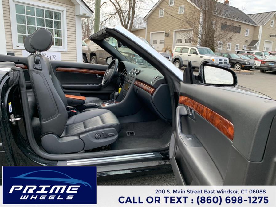 2009 Audi A4 2dr Cabriolet Auto 2.0T quattro SE *Ltd Avail*, available for sale in East Windsor, Connecticut | Prime Wheels. East Windsor, Connecticut 2009 Audi A4 2dr Cabriolet Auto 2.0T quattro SE *Ltd Avail*, available for sale in East Windsor, Connecticut | Prime Wheels. East Windsor, Connecticut