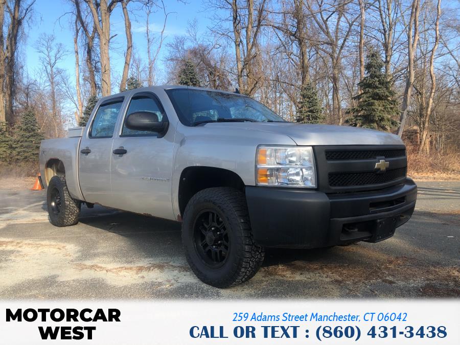 2009 Chevrolet Silverado 1500 4WD Crew Cab 143.5" Work Truck, available for sale in Manchester, Connecticut | Motorcar West. Manchester, Connecticut 2009 Chevrolet Silverado 1500 4WD Crew Cab 143.5" Work Truck, available for sale in Manchester, Connecticut | Motorcar West. Manchester, Connecticut