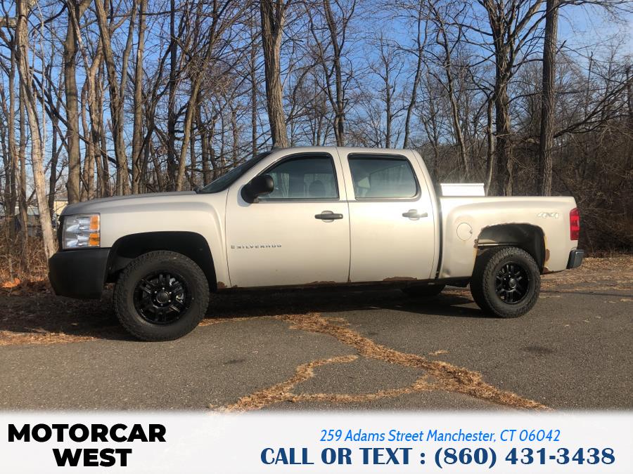 2009 Chevrolet Silverado 1500 4WD Crew Cab 143.5" Work Truck, available for sale in Manchester, Connecticut | Motorcar West. Manchester, Connecticut