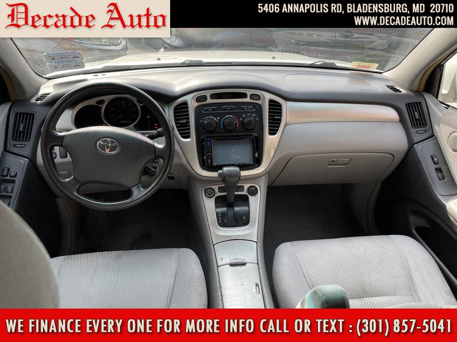 2004 Toyota Highlander 4dr V6 (Natl), available for sale in Bladensburg, Maryland | Decade Auto. Bladensburg, Maryland 2004 Toyota Highlander 4dr V6 (Natl), available for sale in Bladensburg, Maryland | Decade Auto. Bladensburg, Maryland