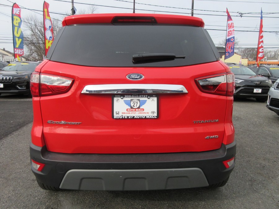 2020 Ford EcoSport Titanium 4WD, available for sale in Linden, New Jersey | Route 27 Auto Mall. Linden, New Jersey 2020 Ford EcoSport Titanium 4WD, available for sale in Linden, New Jersey | Route 27 Auto Mall. Linden, New Jersey