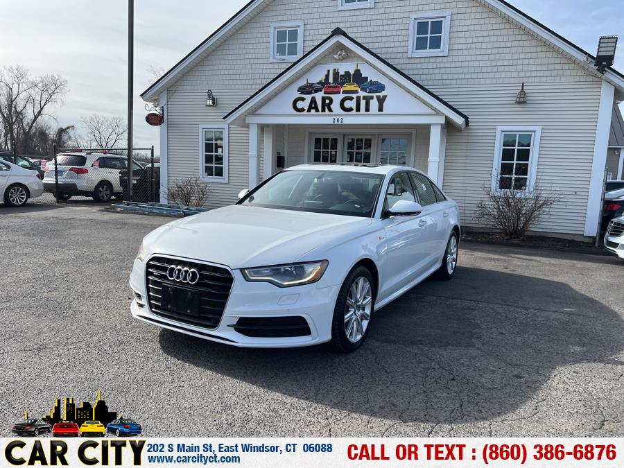 2015 Audi A6 4dr Sdn quattro 3.0T Premium Plus, available for sale in East Windsor, Connecticut | Car City LLC. East Windsor, Connecticut