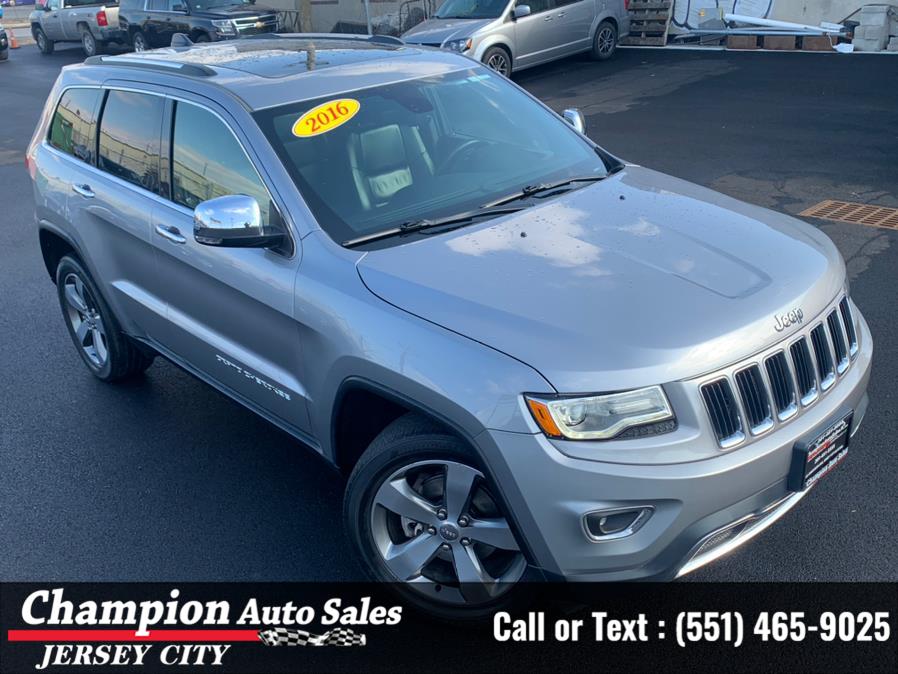 2016 Jeep Grand Cherokee 4WD 4dr Limited, available for sale in Jersey City, New Jersey | Champion Auto Sales. Jersey City, New Jersey
