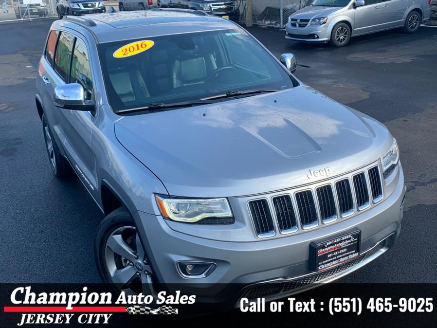 2016 Jeep Grand Cherokee 4WD 4dr Limited, available for sale in Jersey City, New Jersey | Champion Auto Sales of JC. Jersey City, New Jersey 2016 Jeep Grand Cherokee 4WD 4dr Limited, available for sale in Jersey City, New Jersey | Champion Auto Sales of JC. Jersey City, New Jersey