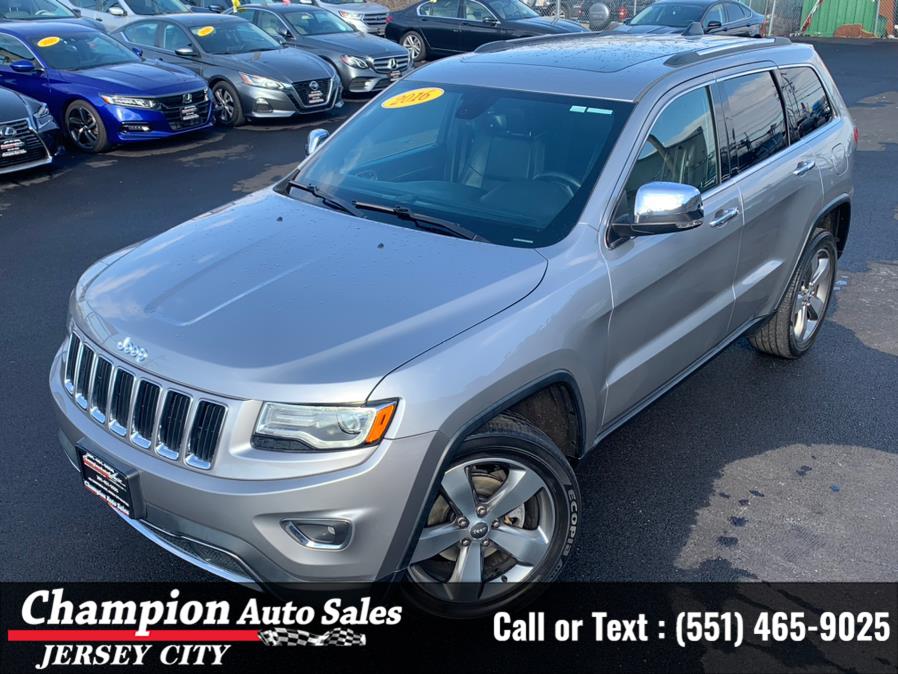 2016 Jeep Grand Cherokee 4WD 4dr Limited, available for sale in Jersey City, New Jersey | Champion Auto Sales of JC. Jersey City, New Jersey 2016 Jeep Grand Cherokee 4WD 4dr Limited, available for sale in Jersey City, New Jersey | Champion Auto Sales of JC. Jersey City, New Jersey