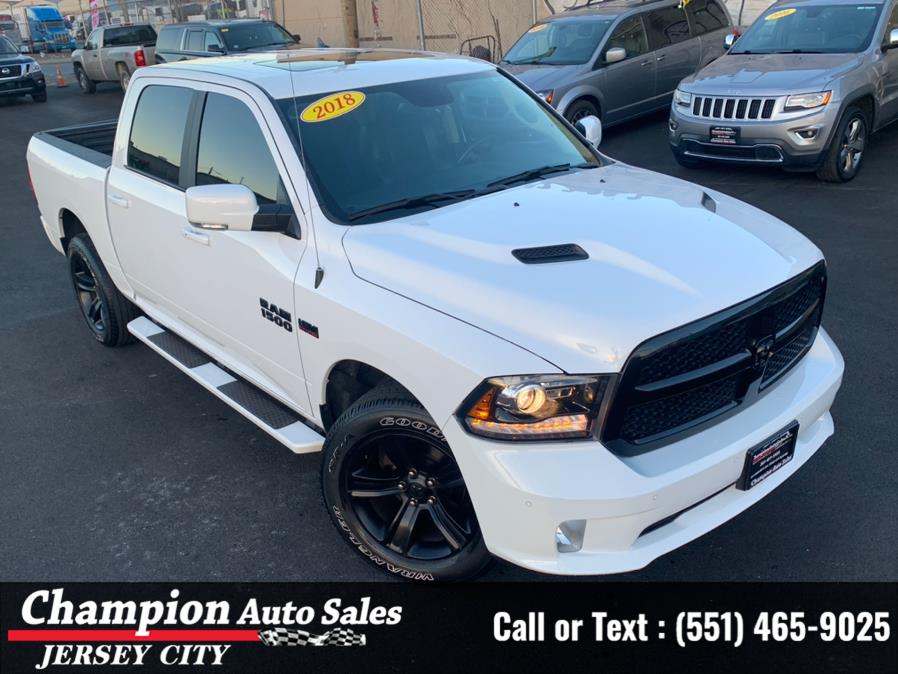 2018 Ram 1500 Night 4x4 Crew Cab 5''7" Box *Ltd Avail*, available for sale in Jersey City, New Jersey | Champion Auto Sales of JC. Jersey City, New Jersey 2018 Ram 1500 Night 4x4 Crew Cab 5''7" Box *Ltd Avail*, available for sale in Jersey City, New Jersey | Champion Auto Sales of JC. Jersey City, New Jersey