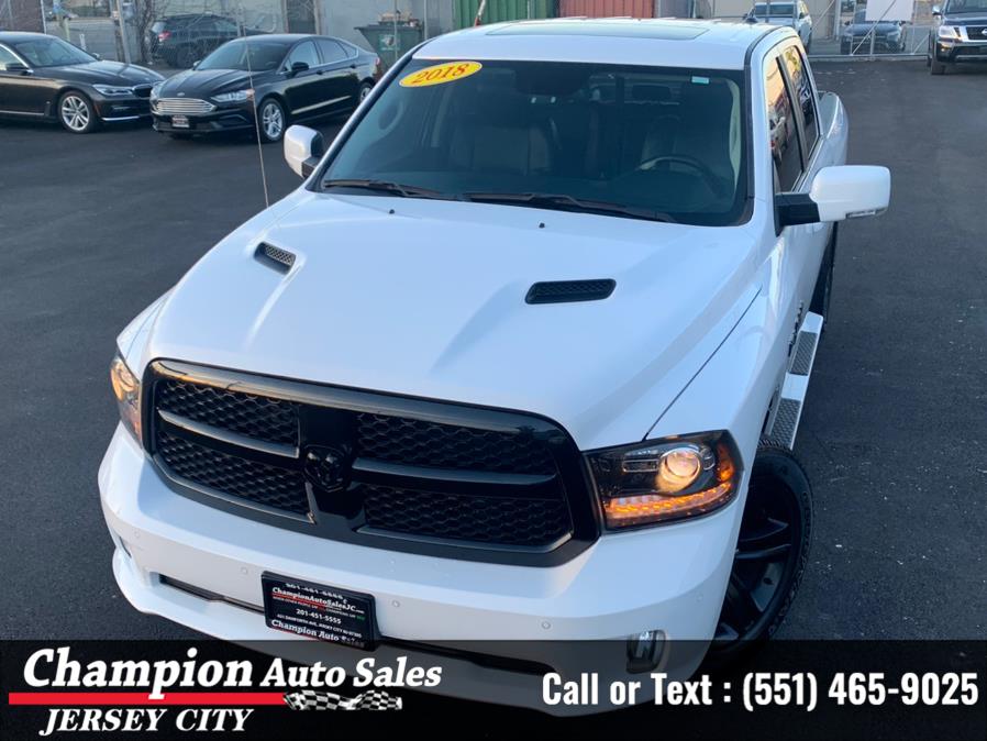 2018 Ram 1500 Night 4x4 Crew Cab 5''7" Box *Ltd Avail*, available for sale in Jersey City, New Jersey | Champion Auto Sales of JC. Jersey City, New Jersey 2018 Ram 1500 Night 4x4 Crew Cab 5''7" Box *Ltd Avail*, available for sale in Jersey City, New Jersey | Champion Auto Sales of JC. Jersey City, New Jersey