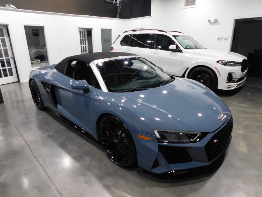 2020 Audi R8 Spyder V10 quattro, available for sale in Lodi, New Jersey | Soliman Motors. Lodi, New Jersey 2020 Audi R8 Spyder V10 quattro, available for sale in Lodi, New Jersey | Soliman Motors. Lodi, New Jersey