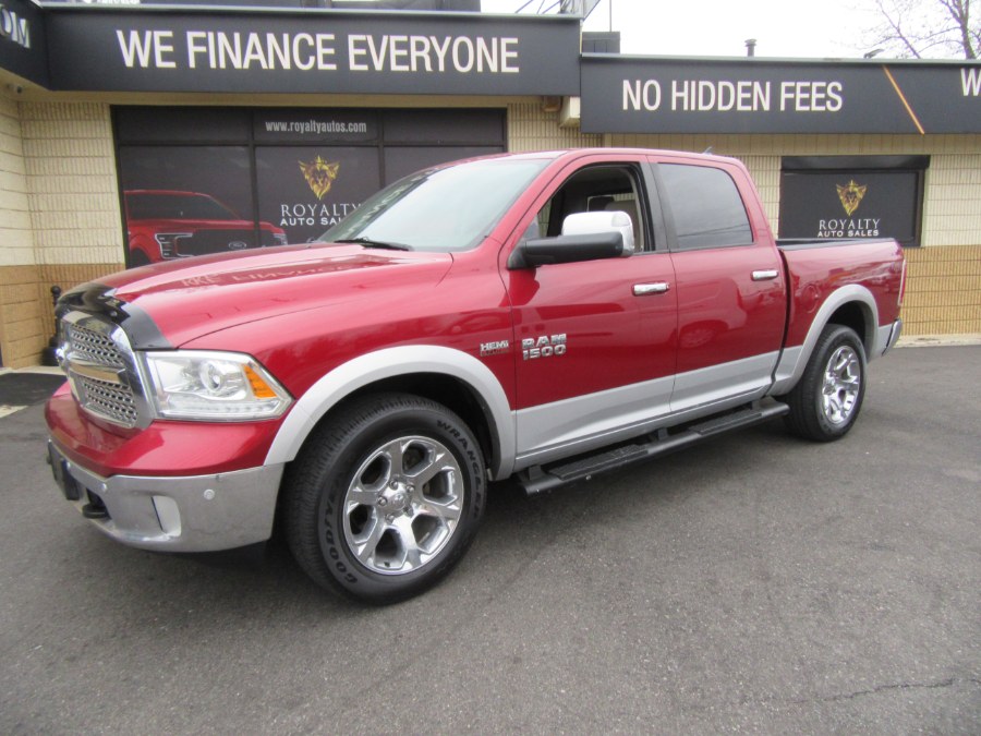 2014 Ram 1500 4WD Crew Cab 140.5" Laramie, available for sale in Little Ferry, New Jersey | Royalty Auto Sales. Little Ferry, New Jersey 2014 Ram 1500 4WD Crew Cab 140.5" Laramie, available for sale in Little Ferry, New Jersey | Royalty Auto Sales. Little Ferry, New Jersey