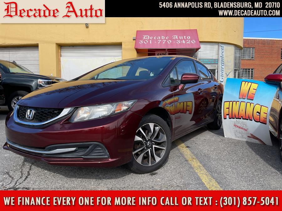 2015 Honda Civic Sedan 4dr CVT EX, available for sale in Bladensburg, Maryland | Decade Auto. Bladensburg, Maryland 2015 Honda Civic Sedan 4dr CVT EX, available for sale in Bladensburg, Maryland | Decade Auto. Bladensburg, Maryland